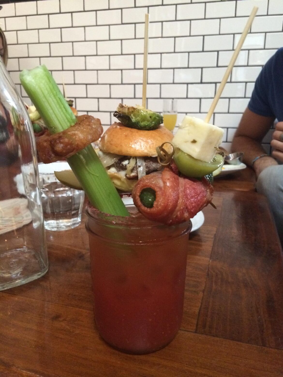 Does anyone remember the brunch place on Franklin Avenue that was serving Bloody Marys like this in 2014?