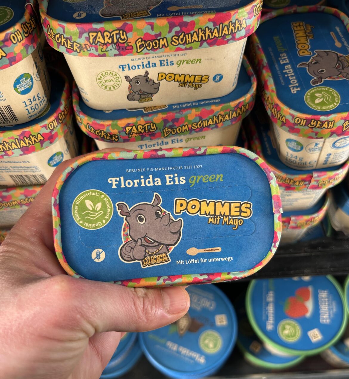 Ice cream with pommes & mayo flavour (Berlin)