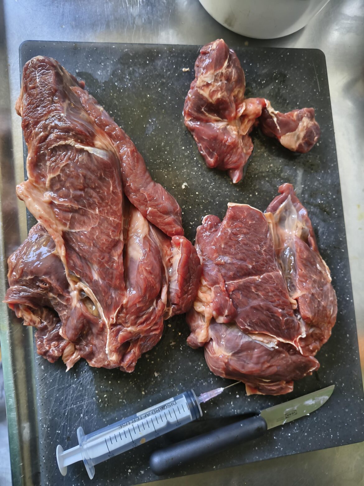 Ordered a small 1kg brisket. This is what i got. Ordered a small 1kg brisket. This is what i got.