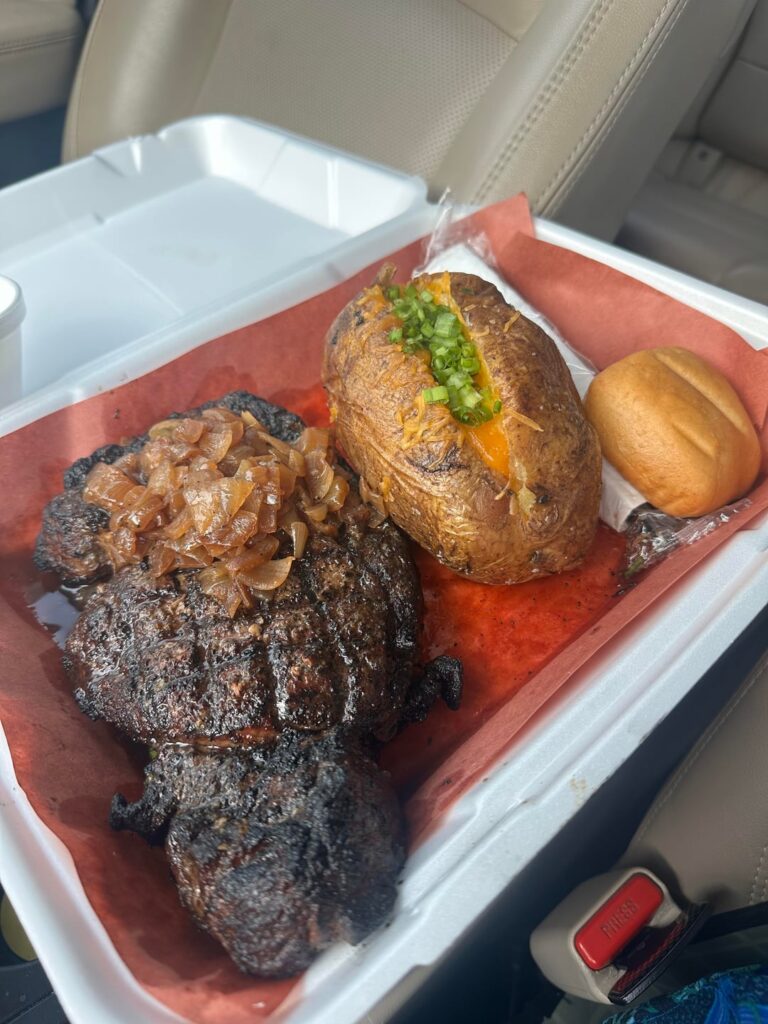 $35 steak dinner from my local food drive thru