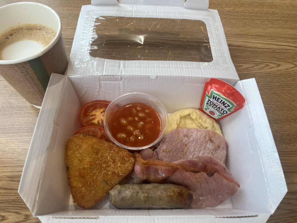 P&O Fryup in a box!