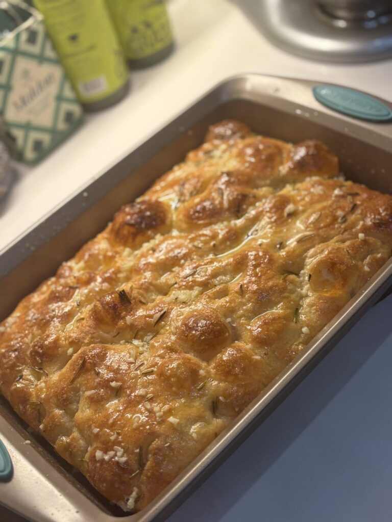 I think I finally nailed sourdough focaccia!
