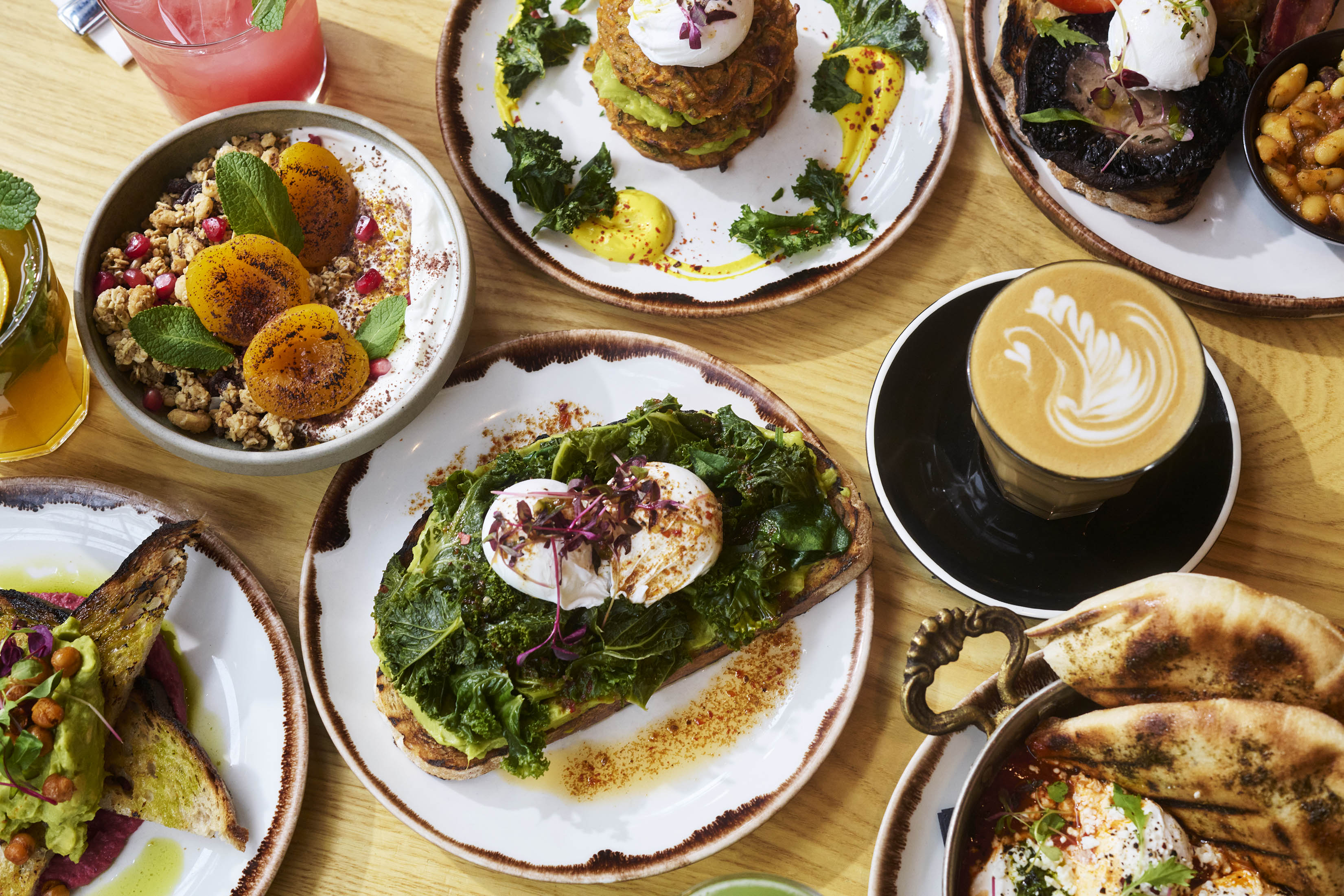 A selection of eastern Mediterranean dishes at Brother Marcus