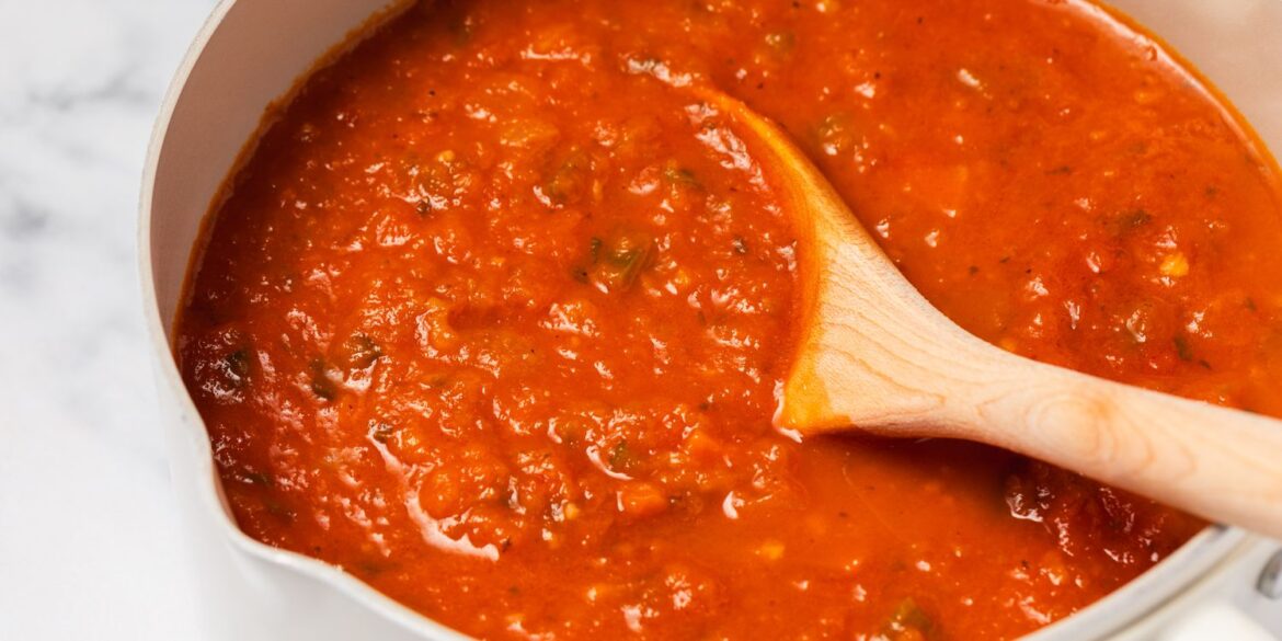 This 4-Ingredient Tomato Sauce Is the Easiest One I’ve Ever Made My Italian Mom's Pasta Sauce Is So Easy, I’ll Never Touch the Jarred Stuff Again