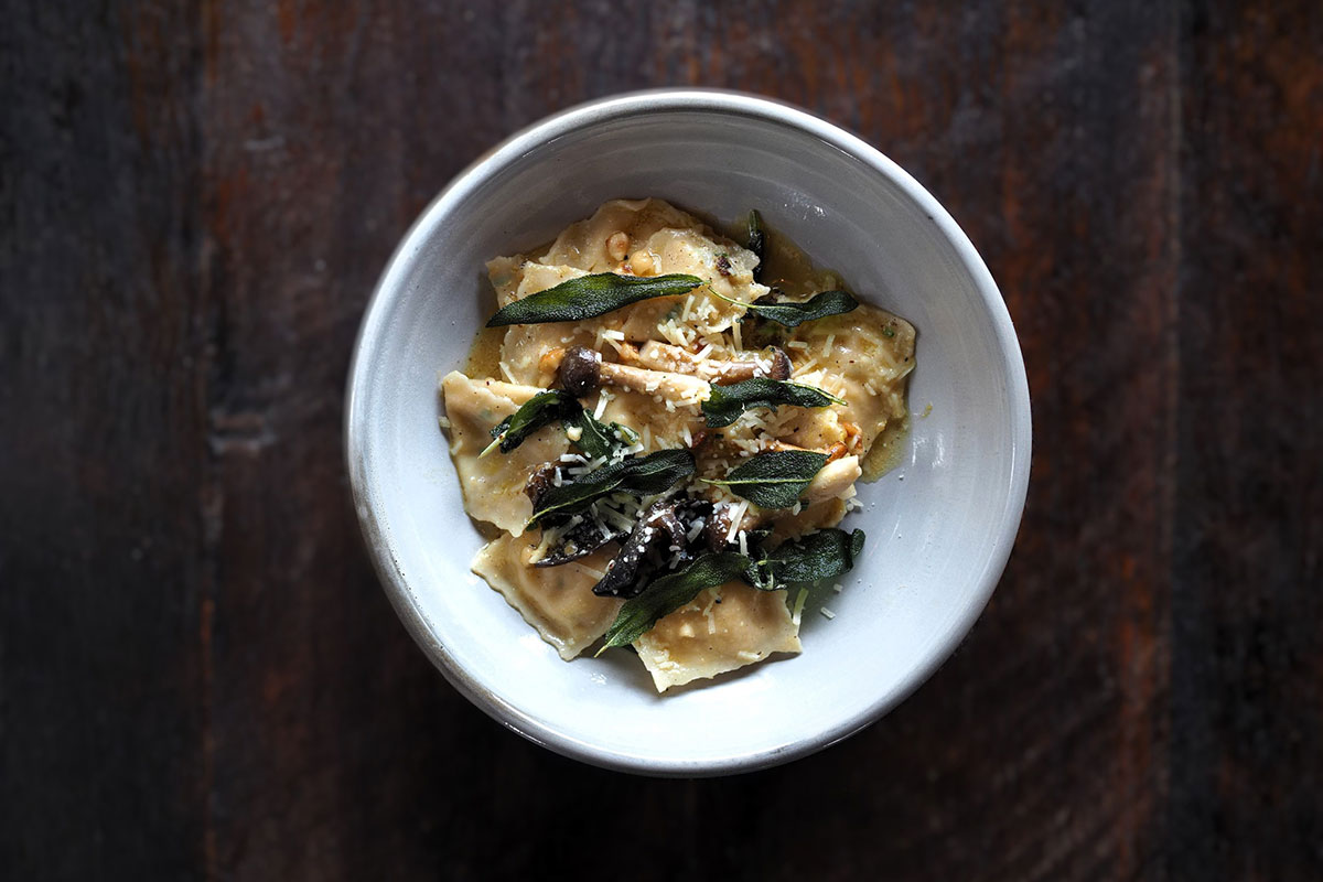 Pumpkin & Ricotta Ravioli⁠, Balboa Italian, Palm Beach (image supplied)