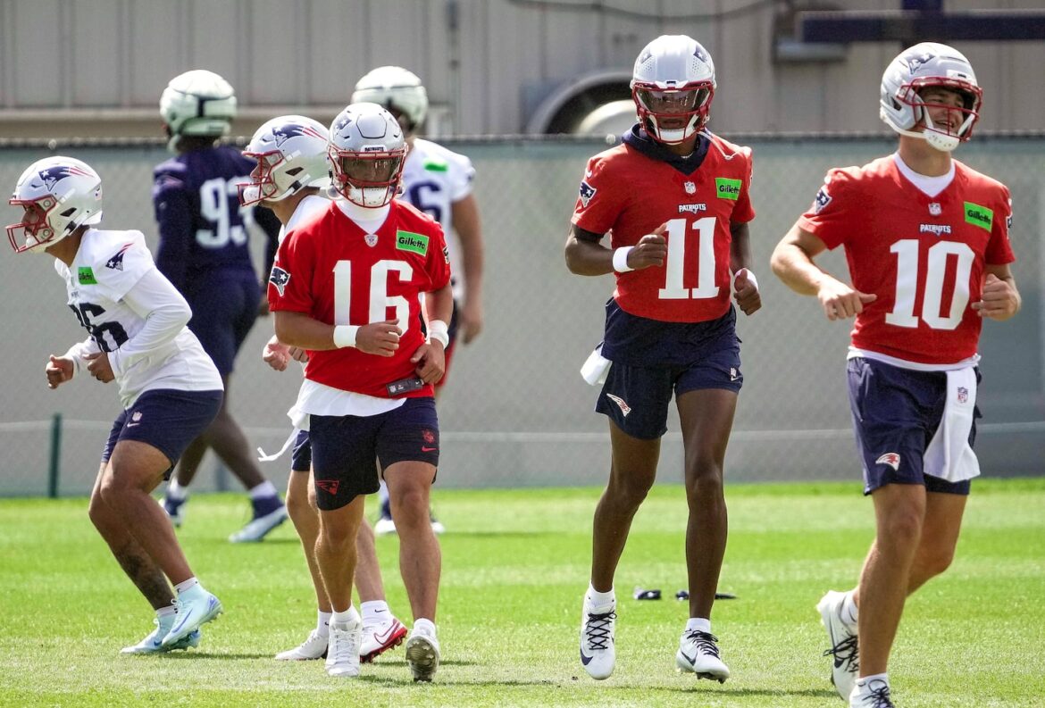 Quarterback Tommy DeVito will wear No. 16 for the Patriots.