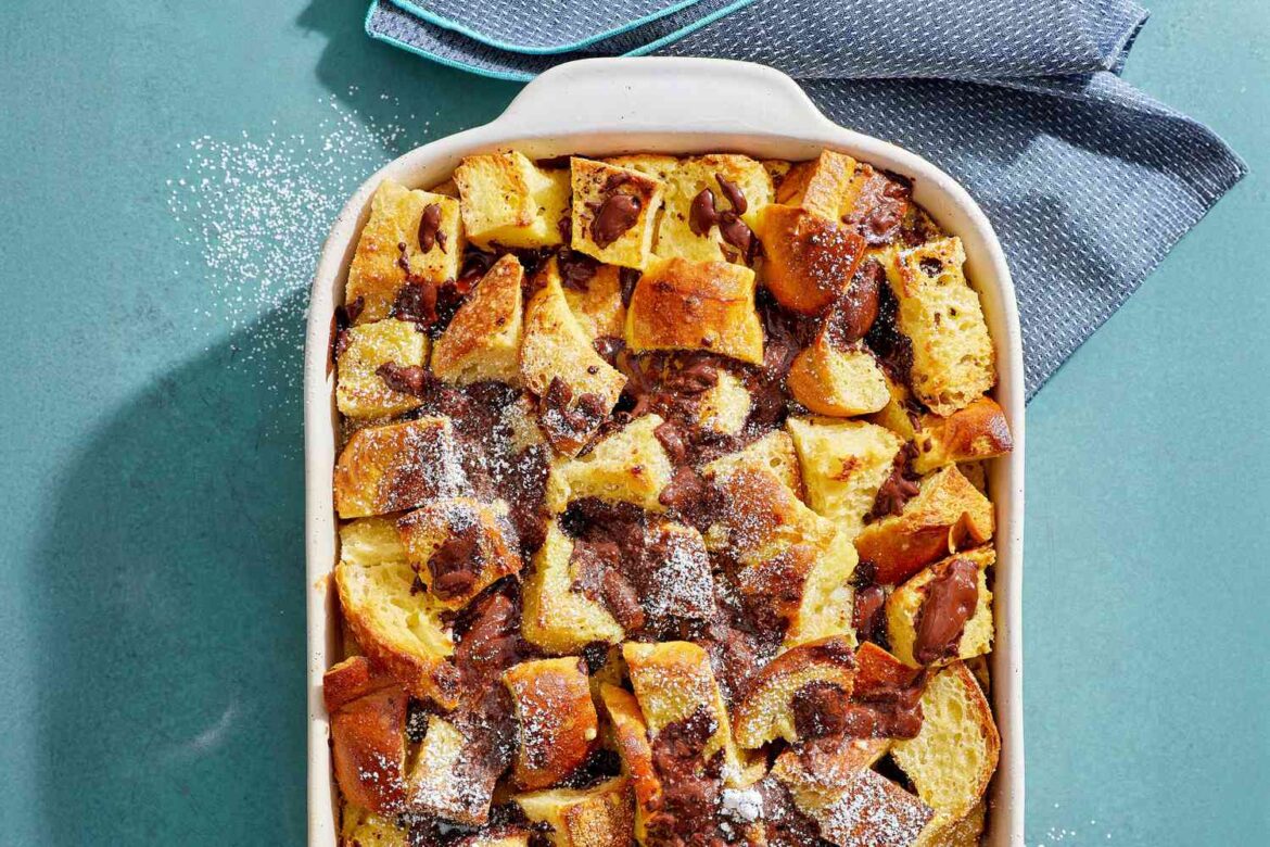 Baked French Toast with Chocolate Recipe Baked French Toast with Chocolate Recipe
