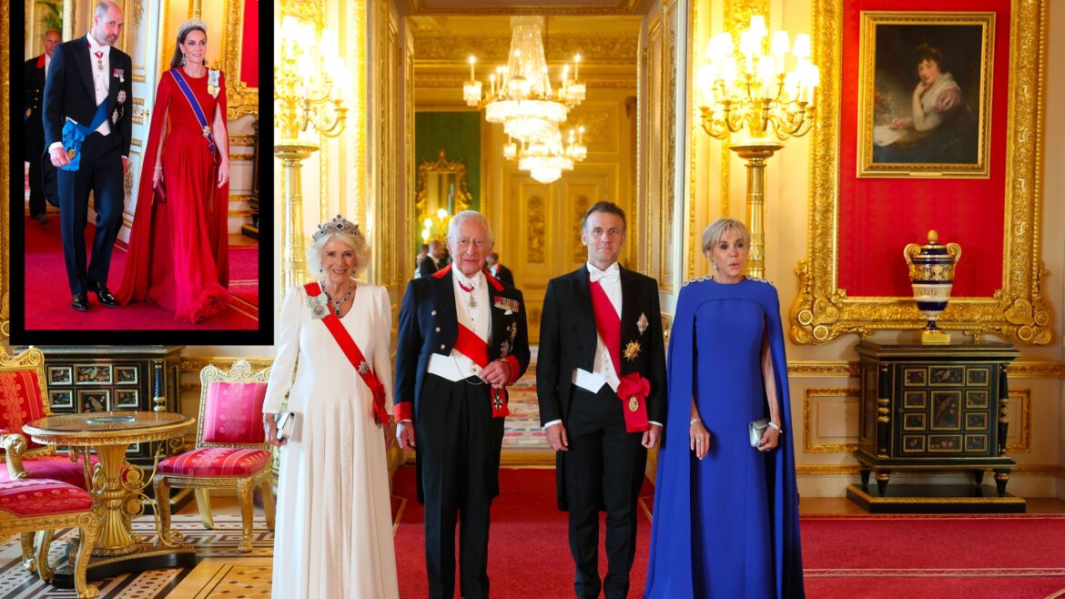 Brigitte Macron, Kate Middleton, and Queen Camilla Wave the Fashion Flag At State Dinner