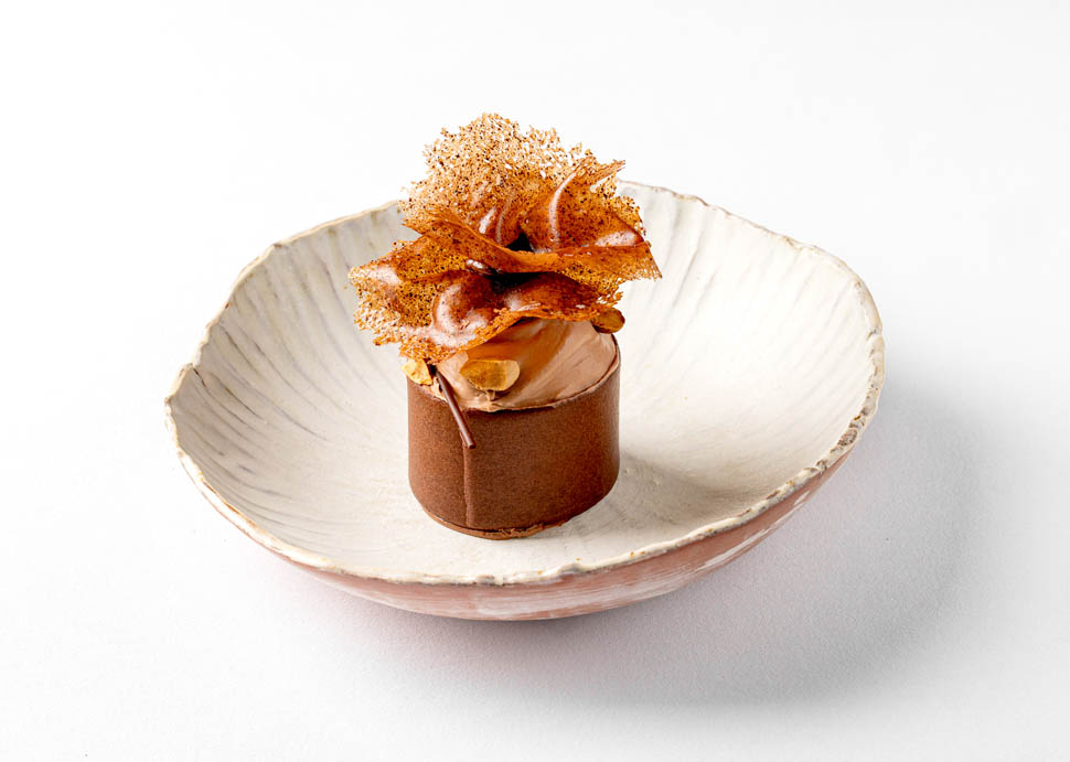 Chocolate from Araguani Venezuela With cardamom almond and cocoa bean 
