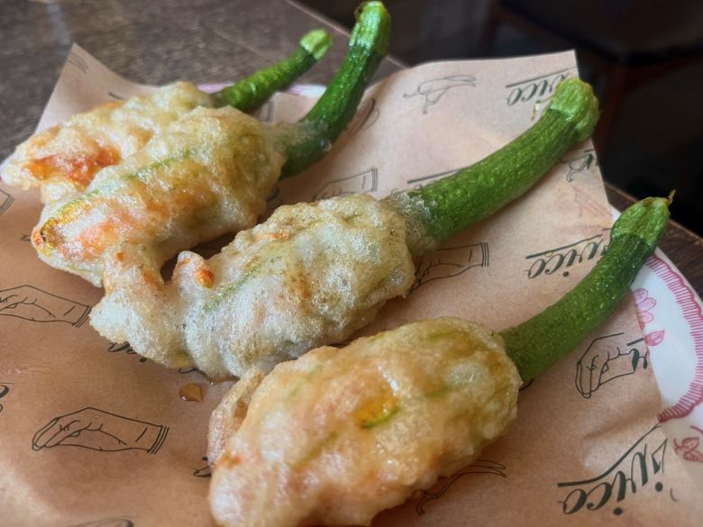 Zucchini blossoms