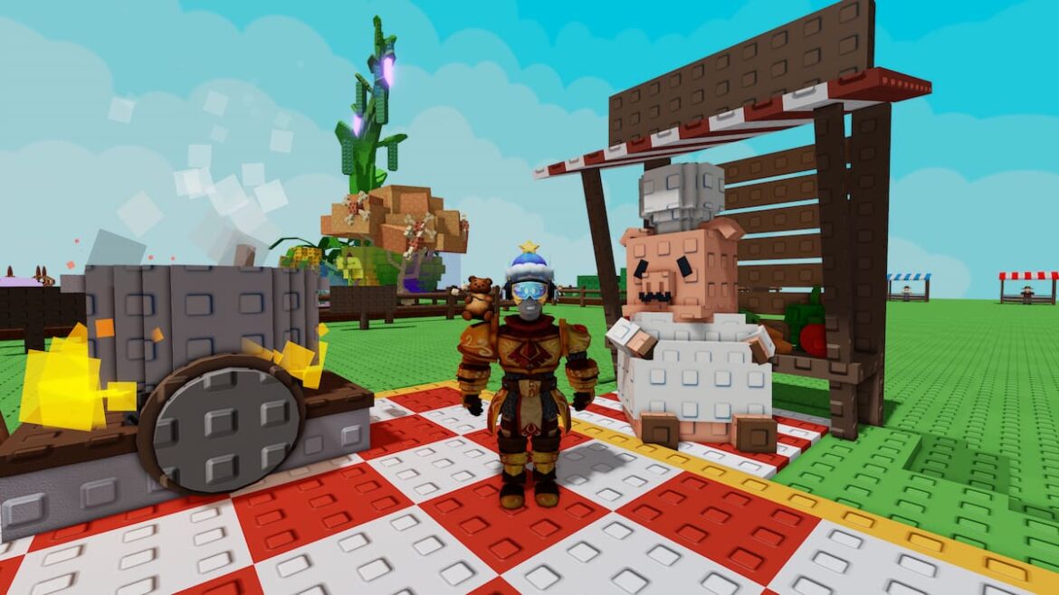 All Grow a Garden recipes and rewards Picture showing player with Chris for food in Grow a Garden.