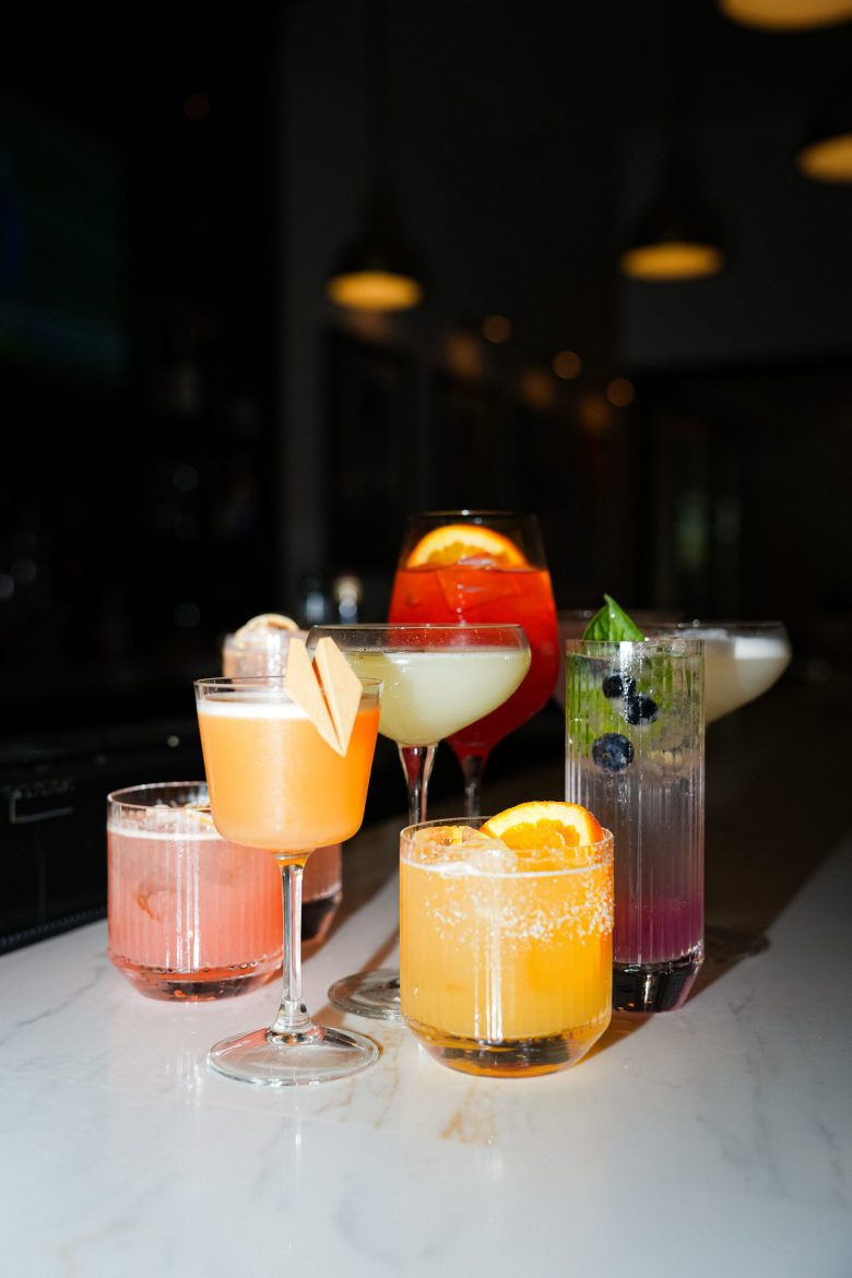 some cocktails at Bacarosa