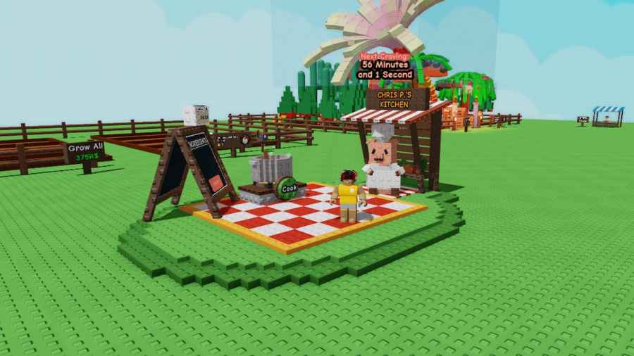 The Chris P Shop at the center of the map