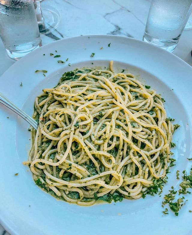 Fumo pasta on plate