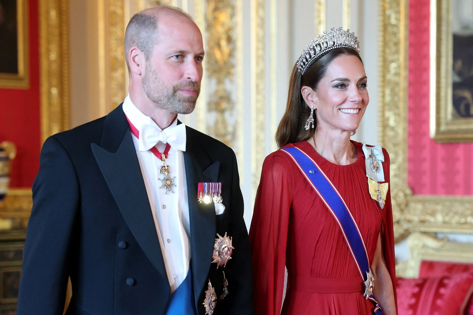 Image may contain Prince William Duke of Cambridge Person Adult Wedding Accessories Formal Wear Tie and Jewelry