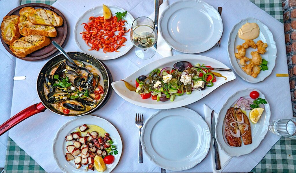 Greek Mediterranean food