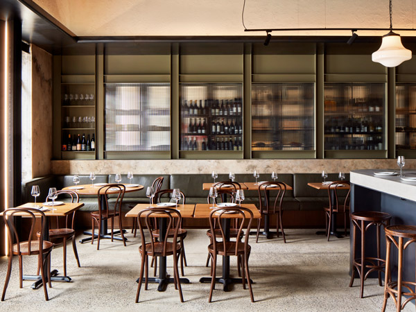 the Italian wine bar at Figlia, Melbourne
