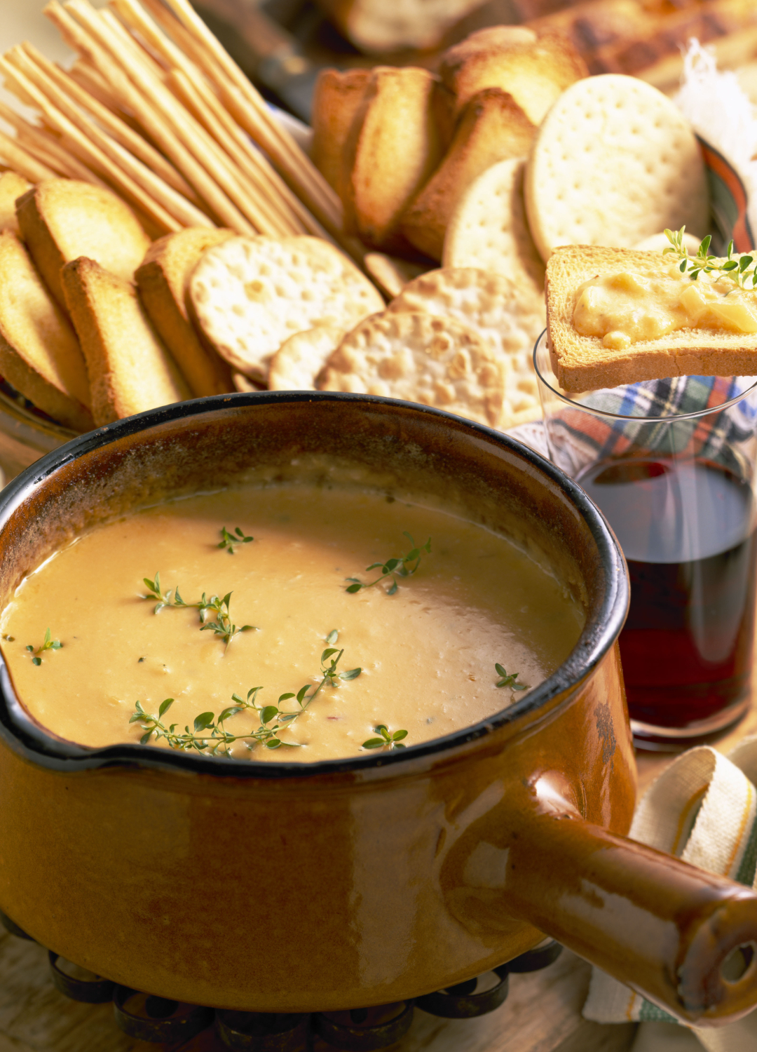 Cheese fondue set