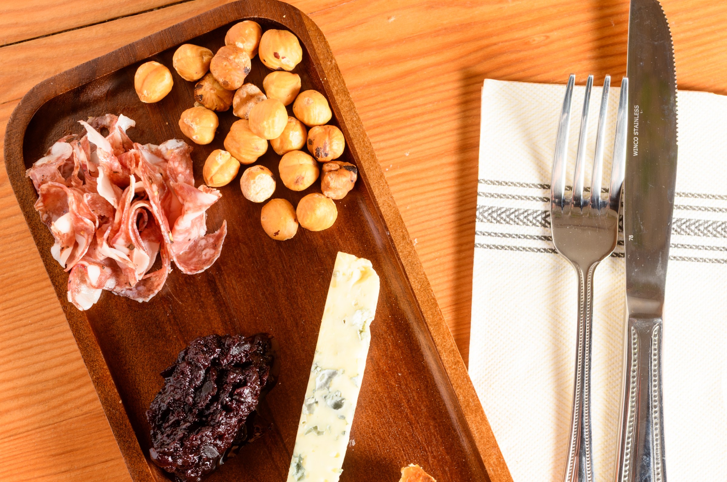 A charcuterie board.