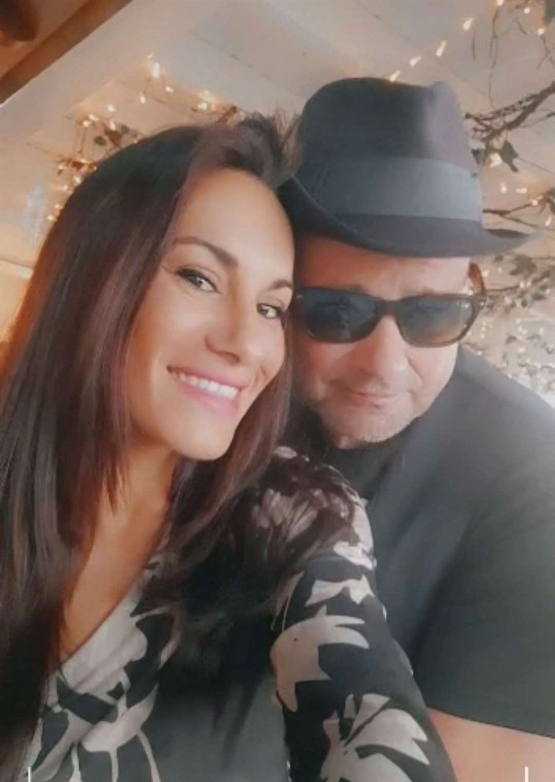 Steven Saunders and his girlfriend