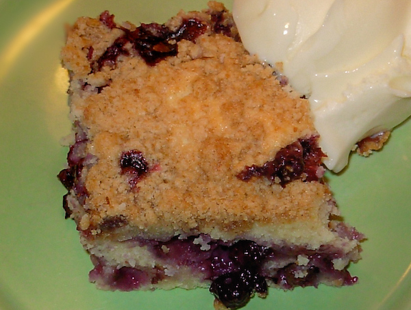 "We discovered blueberry buckles during a trip to Maine, where...