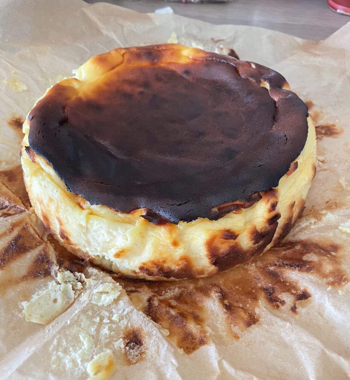 Burnt Basque cheesecake