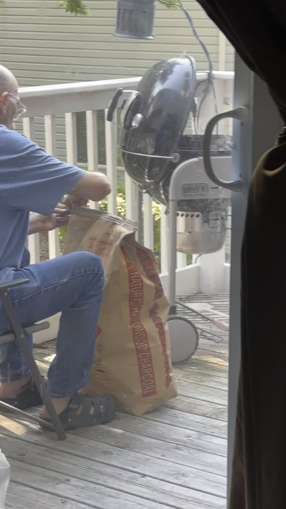 I was caught making the perfect string pull…