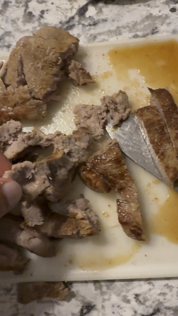 Steaks turned to mush. What is this?