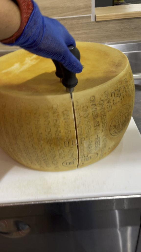 Just cracked my last wheel of parm today