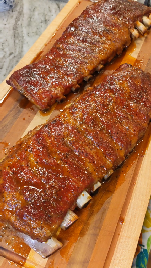 When are you pulling your ribs off the grill?