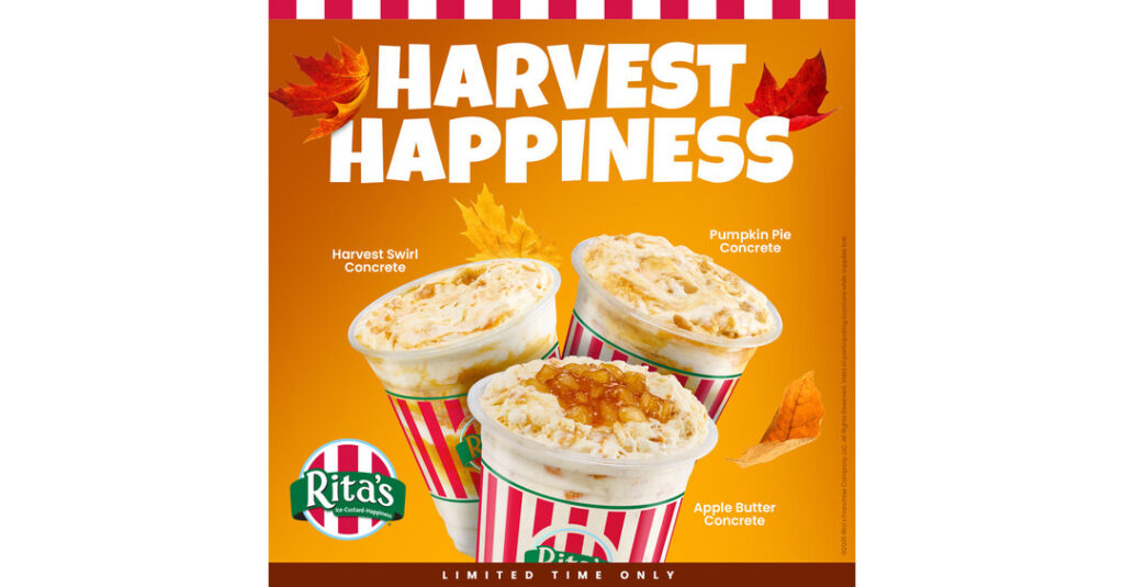 Move Over Pumpkin Spice Latte — Rita’s Apple Butter Concrete Is the New Fall Obsession Move Over Pumpkin Spice Latte -- Rita's Apple Butter Concrete Is the New Fall Obsession