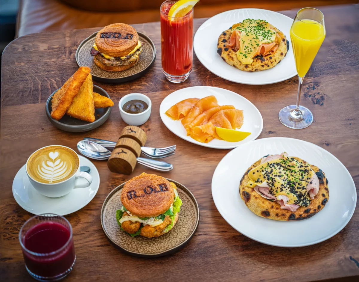 brunch spread