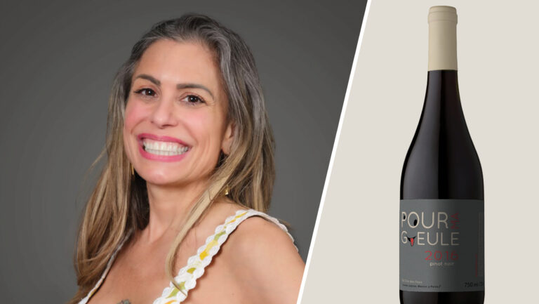 From left to right: Kat Thomas, the lead sommelier at Ada's Wine Bar (photo courtesy of Ada's Wine Bar); Clos des Fous ‘Pour Ma Gueule’ Pinot Noir (photo courtesy of Brazos Wine).