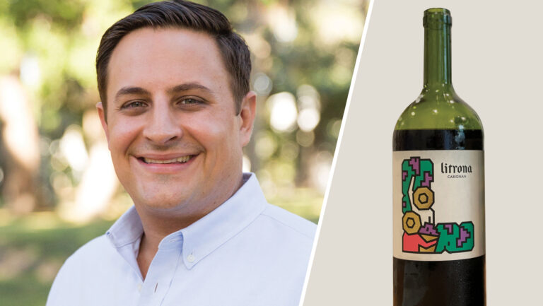 From left to right: Nate Siegel, the owner of Cheeky’s Fish & Raw Bar (photo by Darby Musha Photography); Villalobos Litrona Carignan (photo courtesy of Villalobos).