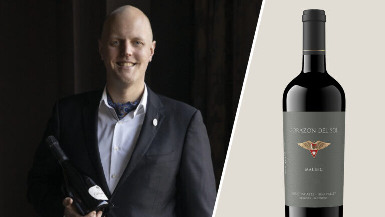 From left to right: Winn Roberton, head sommelier of Bourbon Steak D.C. (photo courtesy of Winn Roberton); Corazón del Sol ‘Los Chacayes’ Malbec (photo courtesy of Revana Vineyards).
