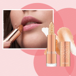 Shoppers say the Catrice pH-reacting Glam in Gold Glow Lip Balm gives lips a "soft, pretty," and "candy-like" pink color.