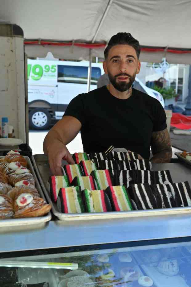 Vendor Michael Scala, of Brooklyn, has attended the event for...