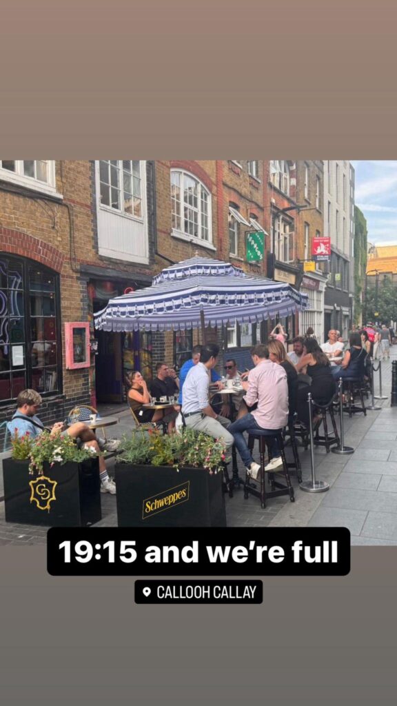 Sadiq Khan’s al fresco dining scheme launches in Shoreditch – but will showers spoil the party? Sadiq Khan's al fresco dining scheme launches in Shoreditch - but will showers spoil the party?