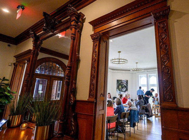 People enjoy brunch Sunday, June 15, 2025, in the Swift...