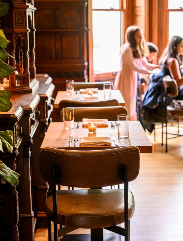 People enjoy brunch Sunday, June 15, 2025, in the Swift...