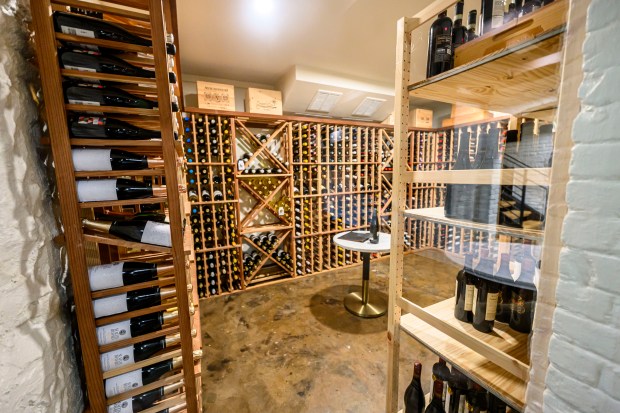 The wine cellar offers different seating areas Sunday, June 15,...
