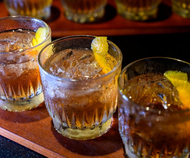 An Old Fashioned is one of the menu items Tuesday,...