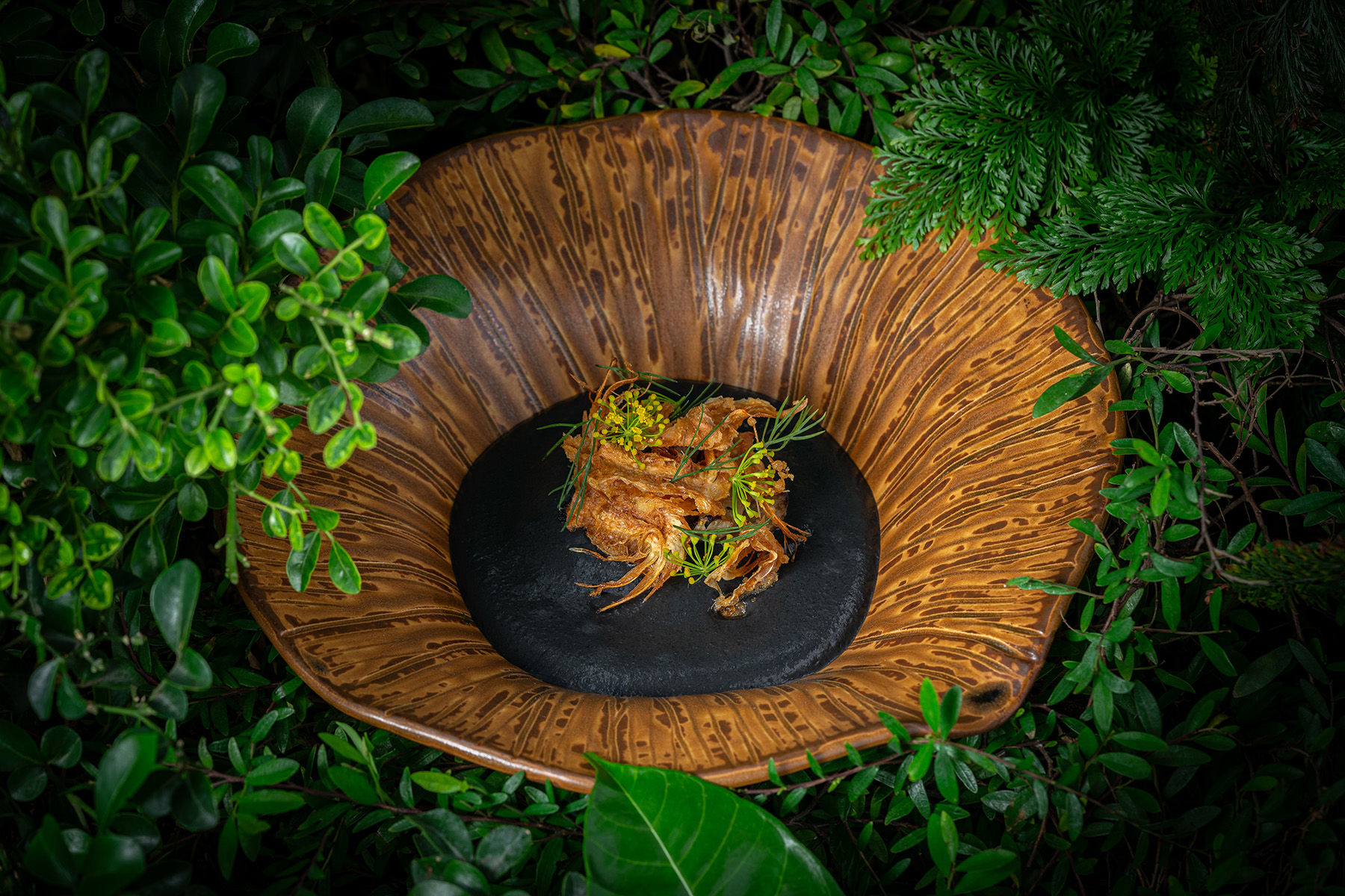 DILL, Artichoke Barigoule, Black Sesame by Duet by David Toutain