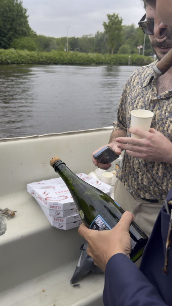 Sabrage with an iPhone