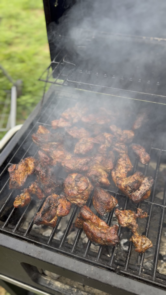 Carnitas on my first grill!