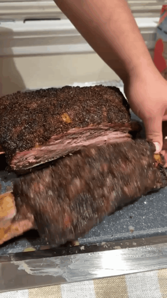 How'd I do? 2nd time using. First time plate ribs.