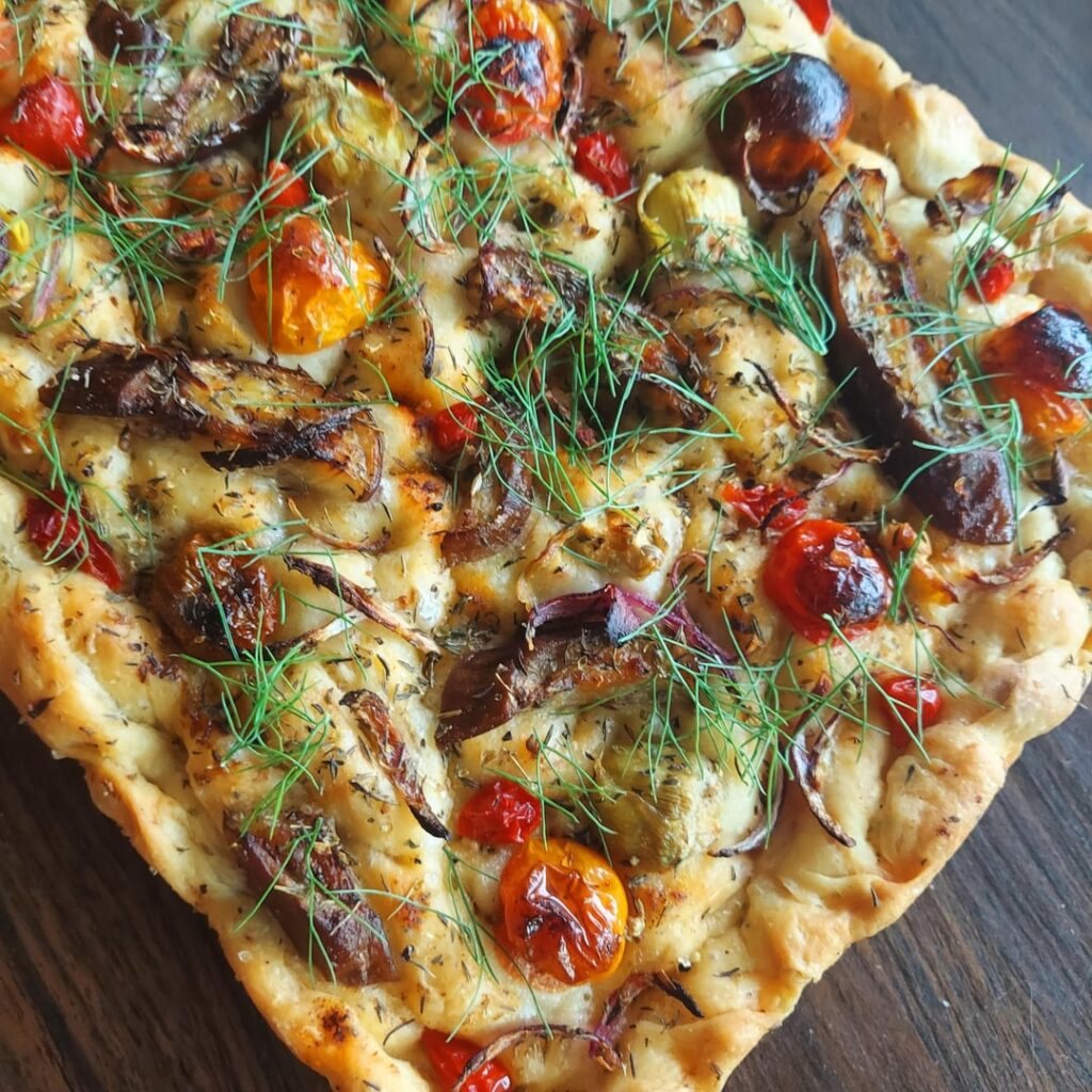 Mediterranean focaccia