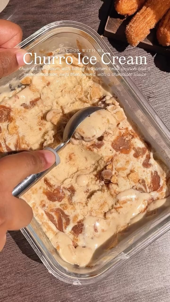 Churro Ice Cream 🍨