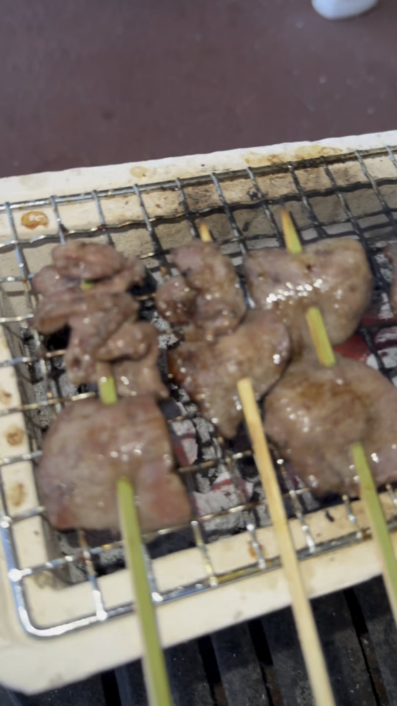 Kushiyaki at home.