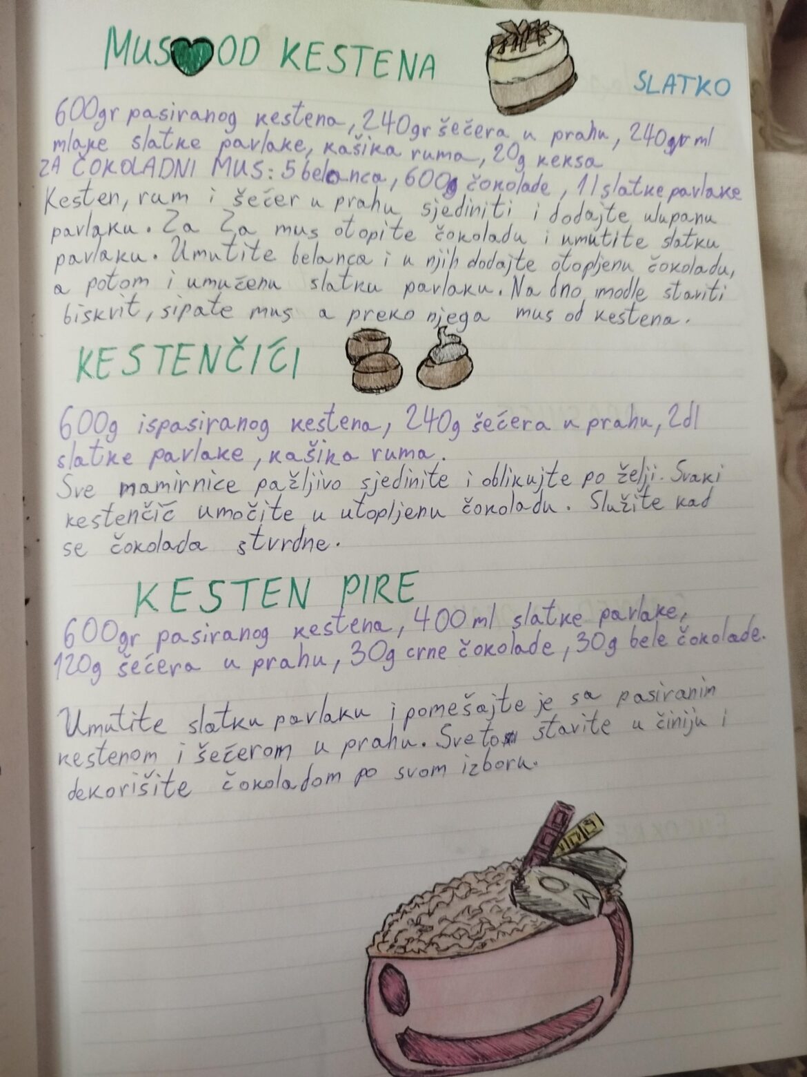 One more page that I had done for mine and my mom's cookbook